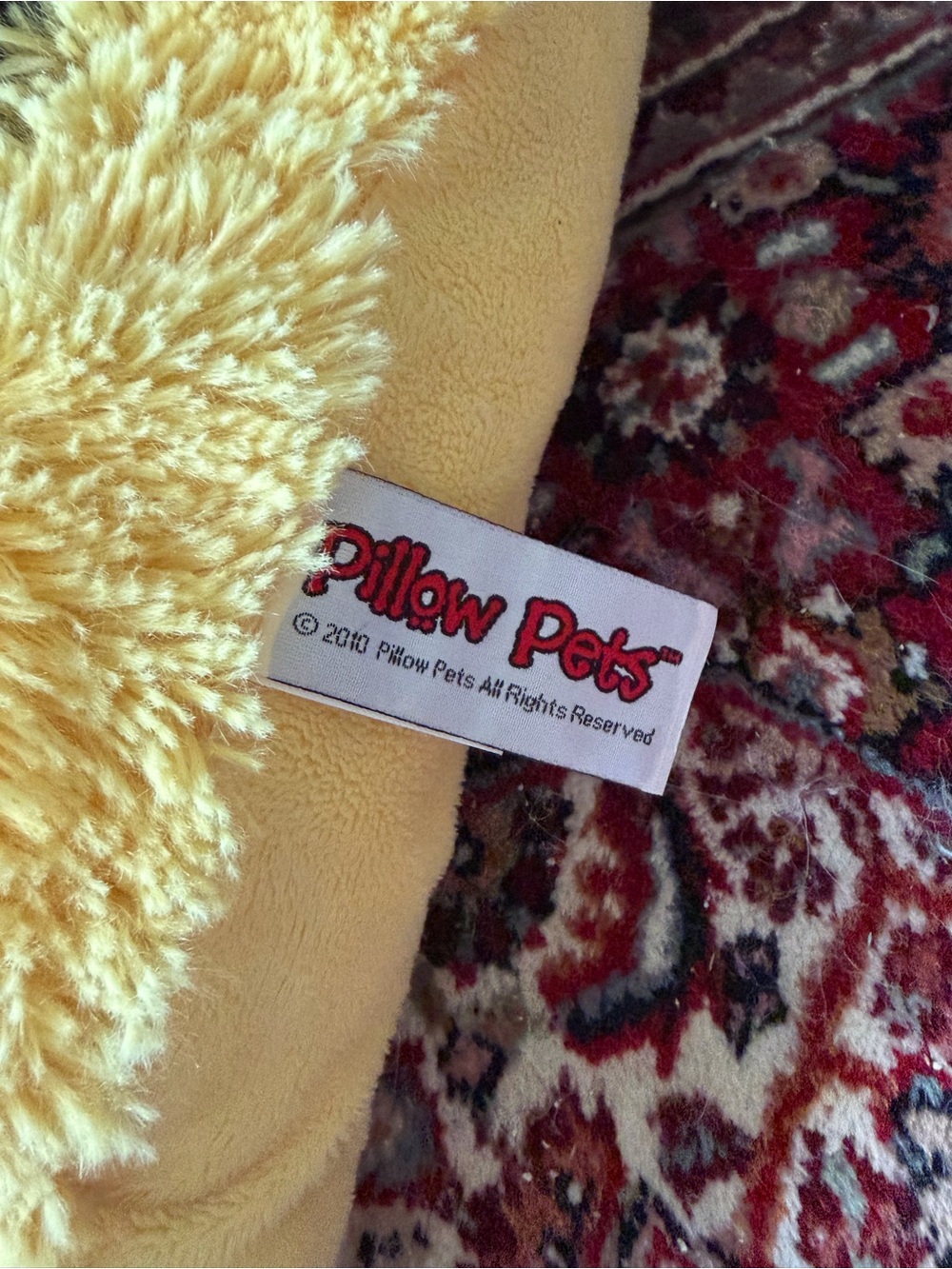 Pillow Pet Plush Bee Pillow Toy - Yellow with Brown & Red Accent - Picture 6 of 7